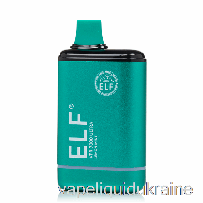 Vape Liquid Ukraine ELF VPR 7000 Ultra Disposable Lemon Mint